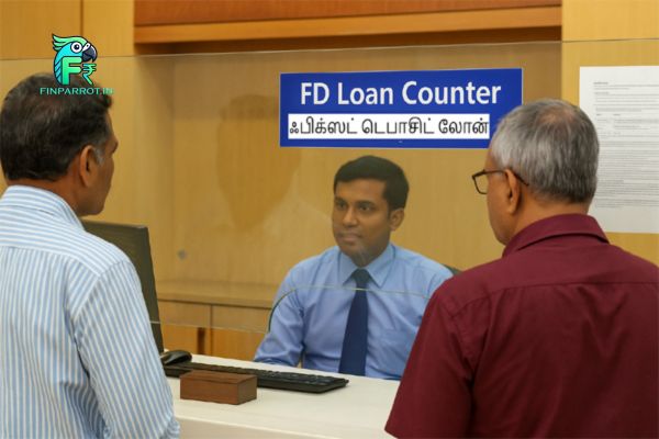 Bank FD Loan Counter banker with 2 members